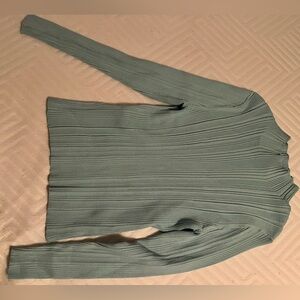 White House Black Market Ribbed Sweater in Light Blue